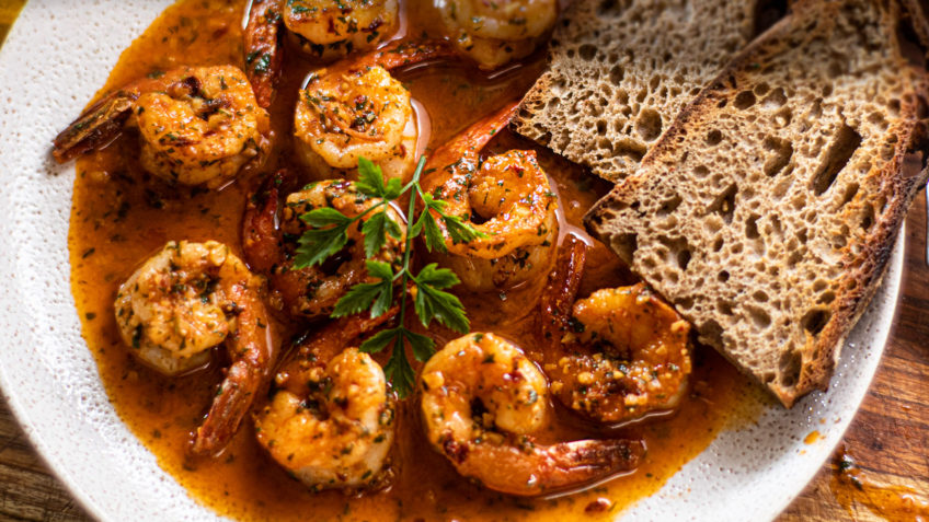 Garlic Chili Shrimp with smoked paprika
